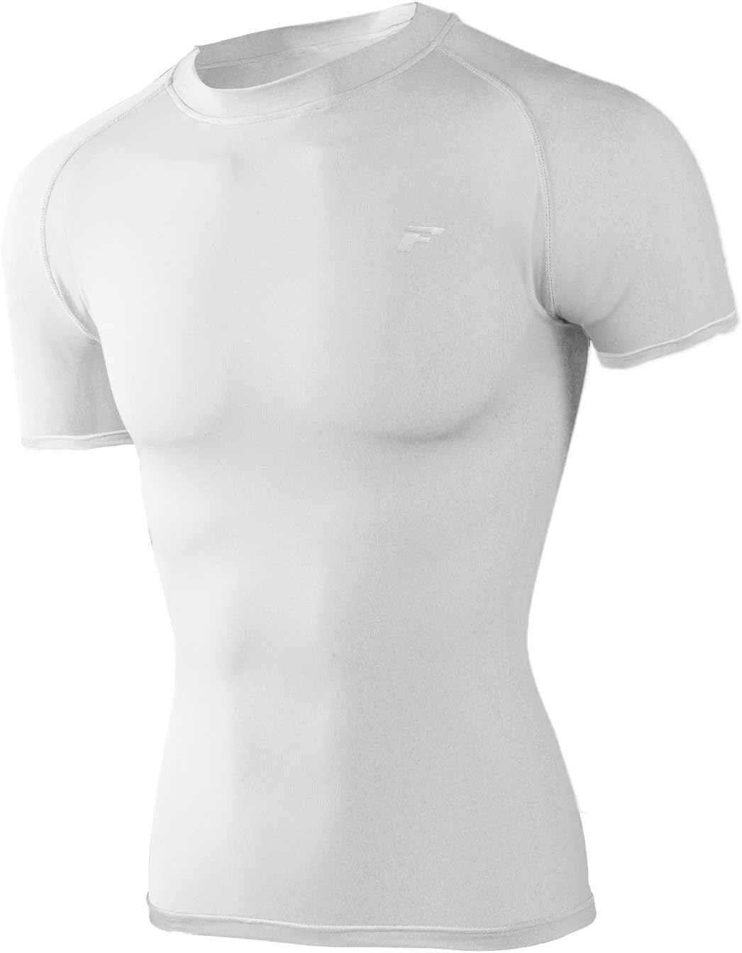 Men's Compression Quick Dry Short Shirts UPF 50+ UV Sun Protection Workout Undershirts Weatherproof Rash Guard