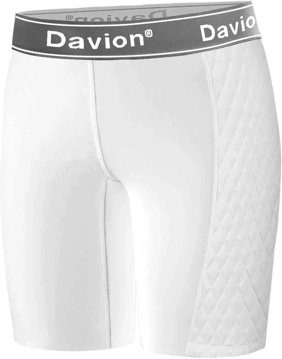 Davion® - Youth Girls Sliding Shorts Athletic Compression Padded Shorts for Kids Baseball Football Lacrosse